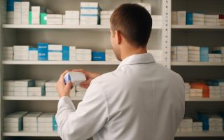 pharmacien-etagere-boites-medicaments