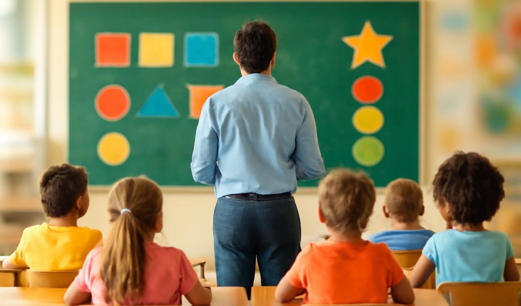 enseignant-tableau-eleves-classe-lumineuse