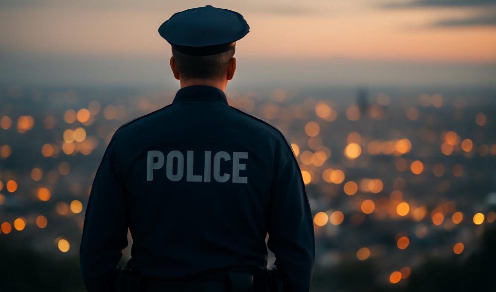 policier-uniforme-ville-lumieres-nuit
