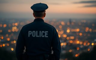 policier-uniforme-ville-lumieres-nuit