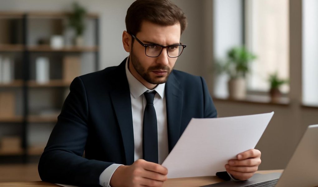 employe-bureau-documents-ordinateur-plantes