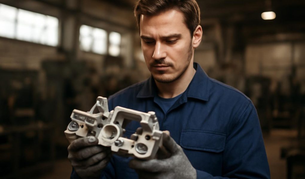 technicien-uniforme-piece-metallique-atlier