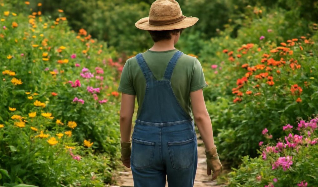 jeune-jardinier-fleurs-plantes-chemin-pierre