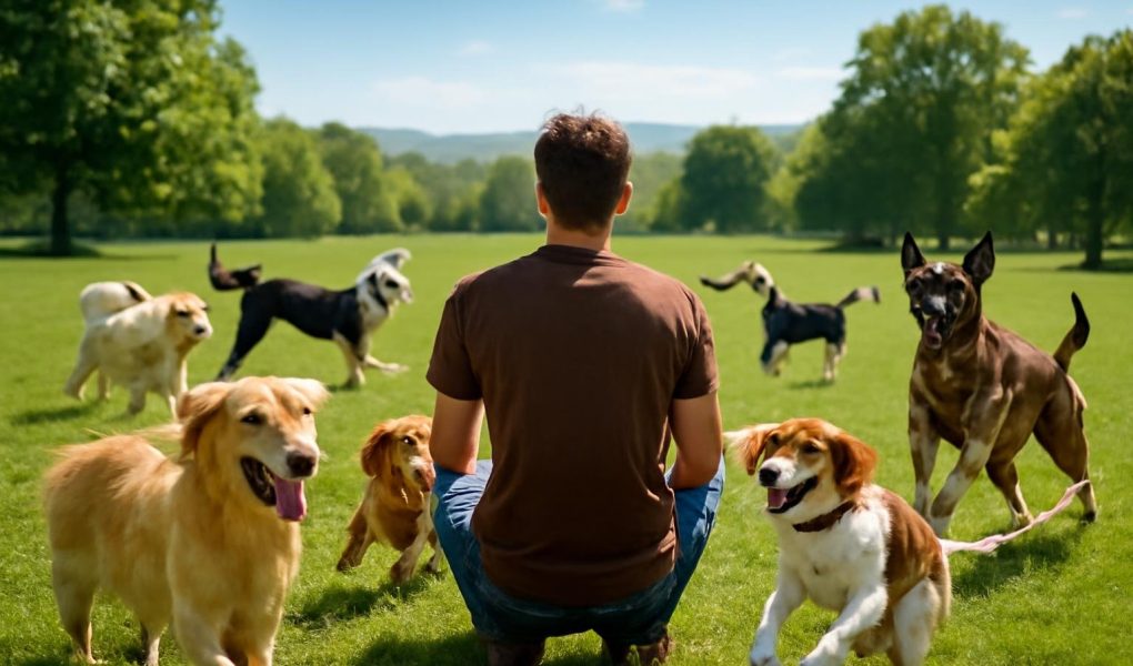 jeune-eleveur-chiens-parc-verdoyant