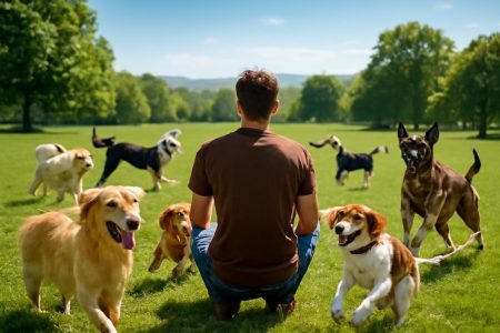 jeune-eleveur-chiens-parc-verdoyant