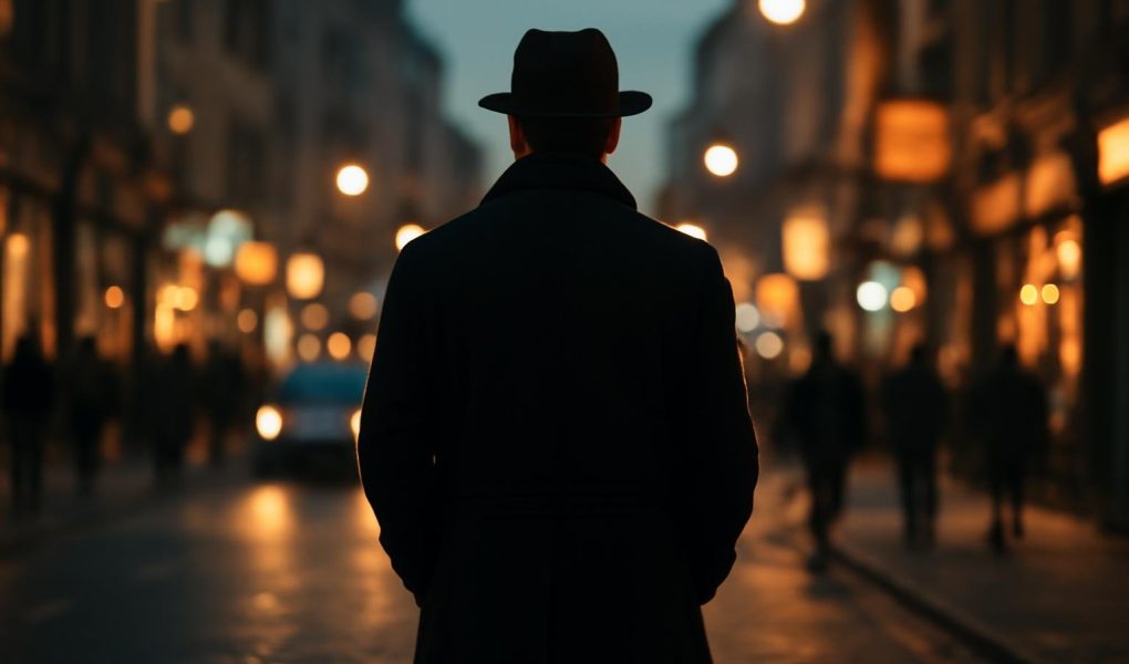 personnage-mantau-chapeau-rue-ville