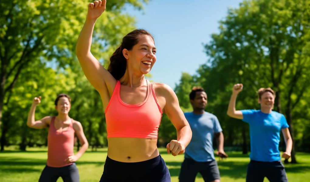 personne-sport-cours-parc-ensoleille
