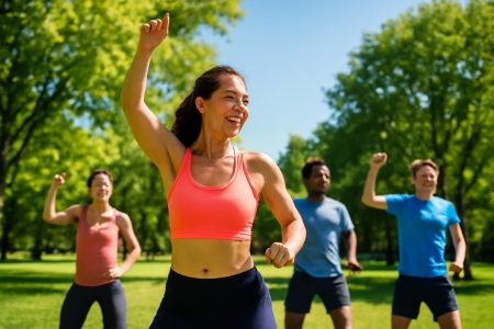 personne-sport-cours-parc-ensoleille