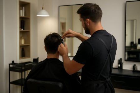salon-coiffure-moderne-coiffeur-client