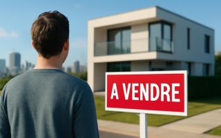 personne-panneau-vendre-maison-moderne