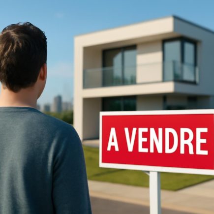 personne-panneau-vendre-maison-moderne