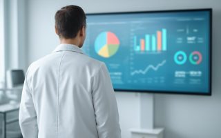 medecin-blouse-tableau-numerique-graphique