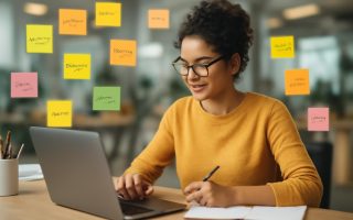 personne-creative-bureau-post-it