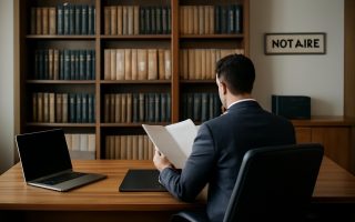 bureau-notaire-personne-etageres-documents