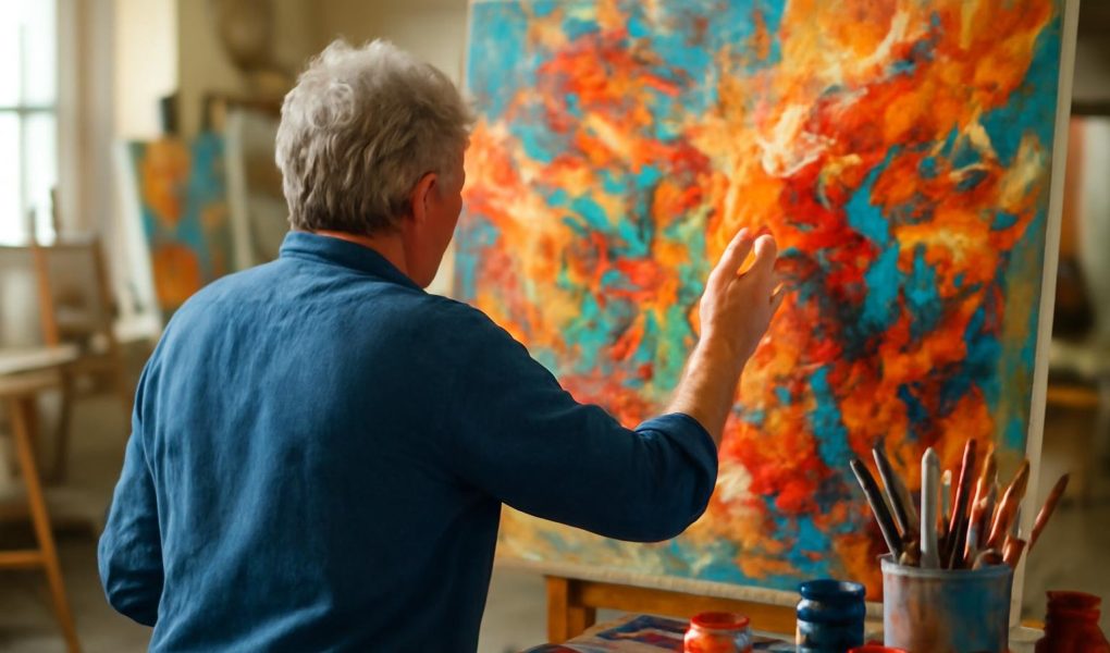 peintre-moyen-age-toile-grande-atelier