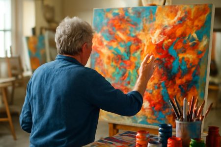 peintre-moyen-age-toile-grande-atelier