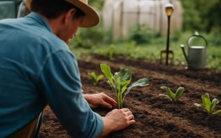 jardinier-dos-plants-legumes-serre