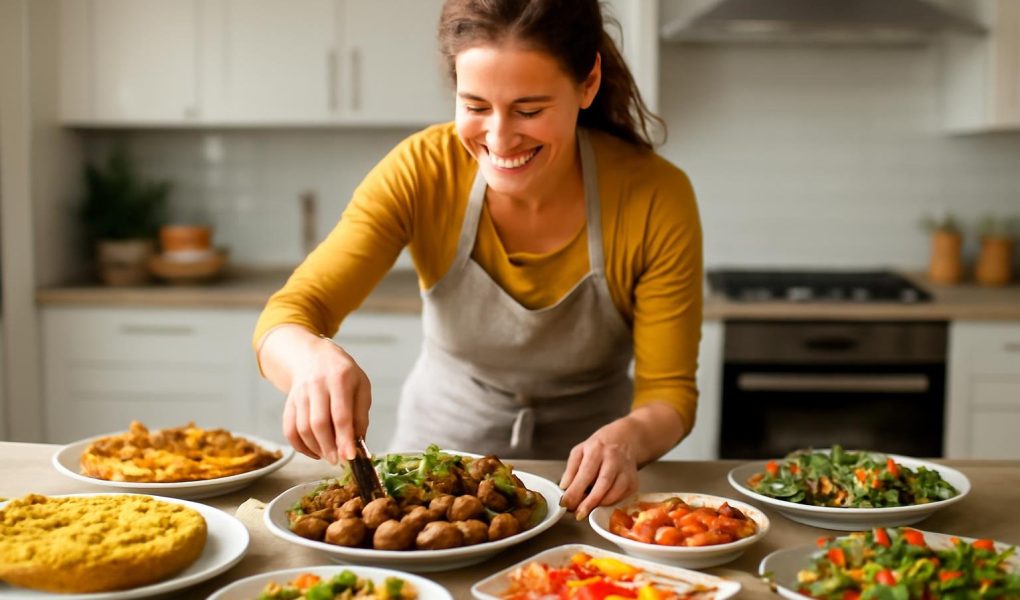 preparation-buffet-couleur-cuisine-moderne